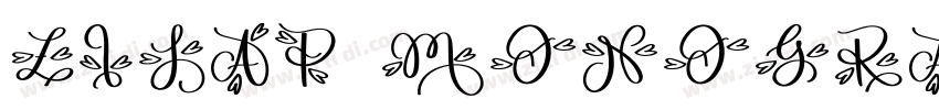 Zilap Monograma Regu字体转换